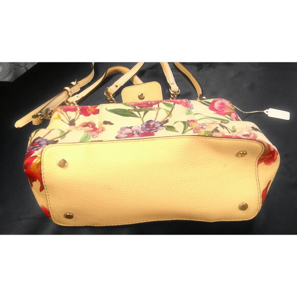 Dana Buchman Pink and White Peony Floral Bag - Picture 2 of 11